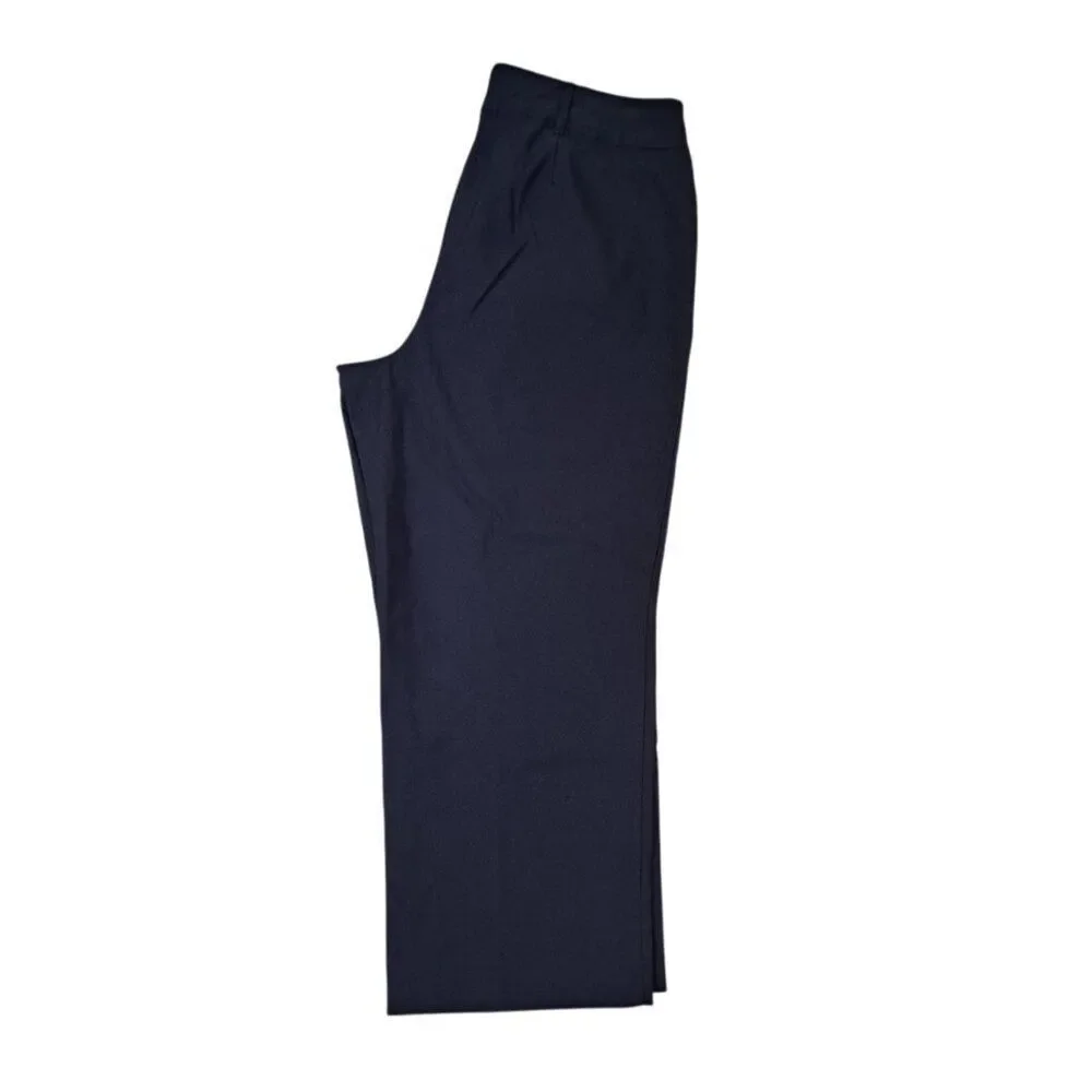 Ashley Stewart Women's Pull on Comfy Travel Casual Black Capri Pants Plus Sz 18 - Picture 3 of 7